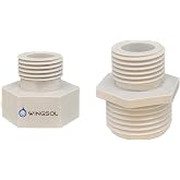 WINGSOL 3/4"-1/2" Converter Adapter, NPT Thread, BPA Free, 1-Pack