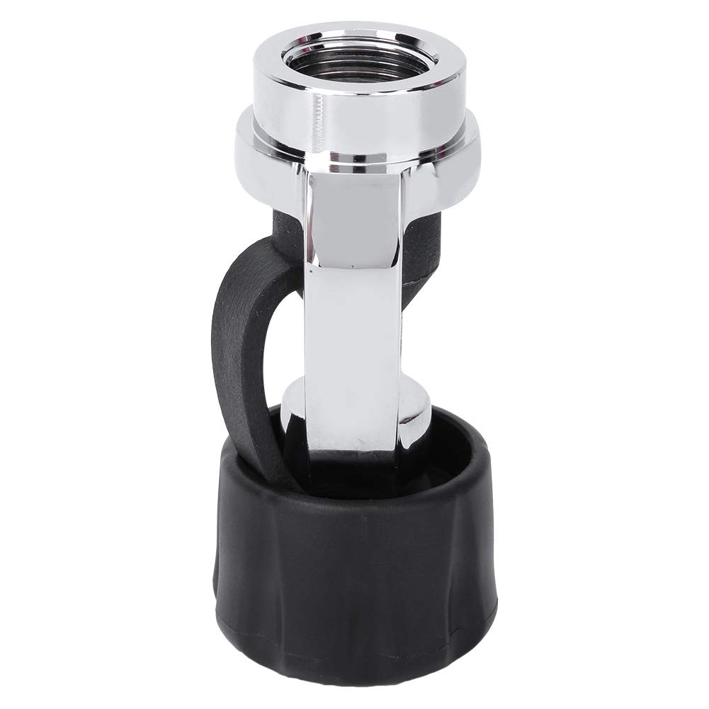 Tbest Yoke Adapter Diving Din to Yoke Adapter Din to Yoke Converter Heavy Duty Scuba Bottle Adapter Tank Fill Connector DIN to Yoke G5/8 Regulator Adapter Fast Connector Scuba Safety Accessory