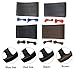 Stitch Steering Wheel Cover - Universal Microfiber Leather DIY Sew On Steering Wheel Covers Wrap B (Black)