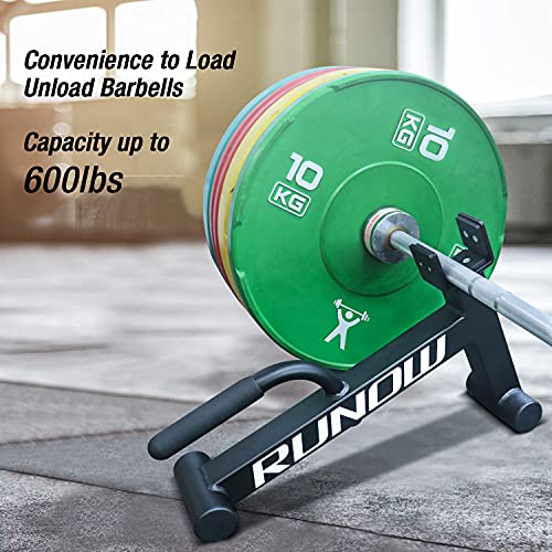 RUNOW Barbell Jack with Handle Mini Deadlift Barbell bar Suitable for