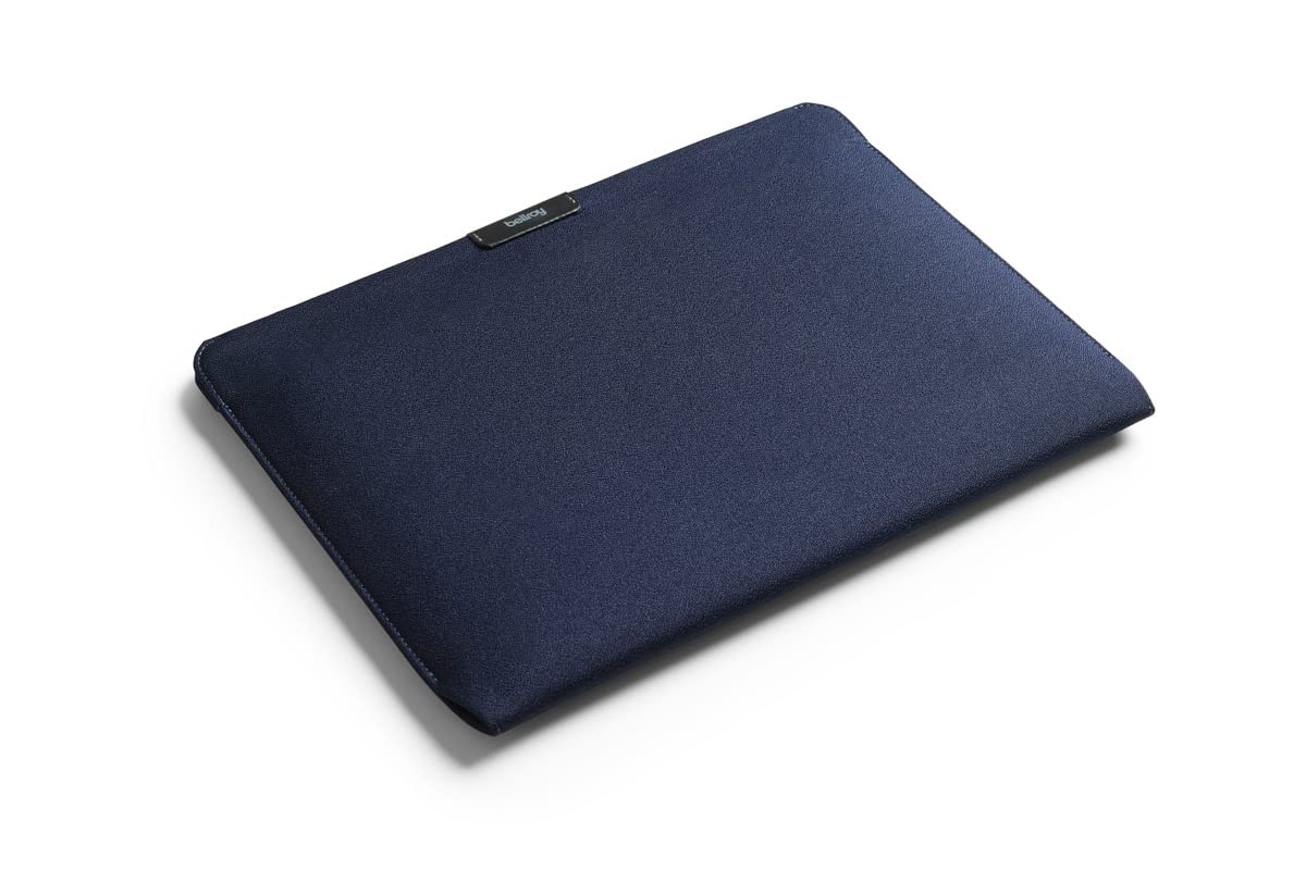 Bellroy Laptop Sleeve (Fits 16 Inch Laptop or Macbook, Slim Protective Case With Magnetic Closure) - Navy