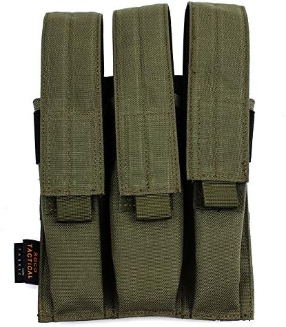 LytHarvest Tactical Molle Magazine Pouch, Kriss Tactical Pistol Triple Mag Pouch, Multi-use