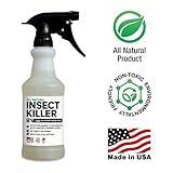 All Natural Non toxic Insect Killer Spray by Killer Green - 16 oz. - Kills on cockroaches, Ants, Mosquitos, Spiders. !00% Money Back Guarantee - Safe for People, Plants and Pets