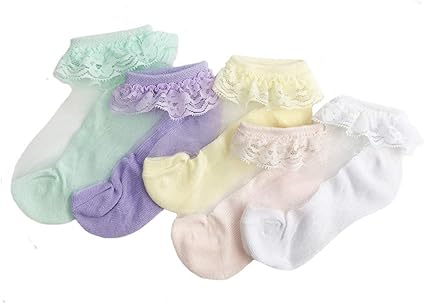 Amazon Co Jp Preciousbaby 子供のソックス 綿 シースルーソックス 子供靴下 キッズ ソックス 超薄型 メッシュ 5足 セット 女の子 お姫様 2 4歳 ベビー マタニティ