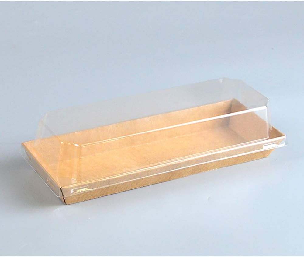 Disposable Sushi Packaging Box Rectangular Takeaway Box Type 2180 50pcs per Package