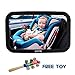 Droiee Baby Back Seat Mirror [Shatterproof Glass] The Best Baby Car Mirror Rear Facing [with Cleaning Cloth & Traveling Toys for Kids] - Adjustable Back Seat Mirror [ Black]