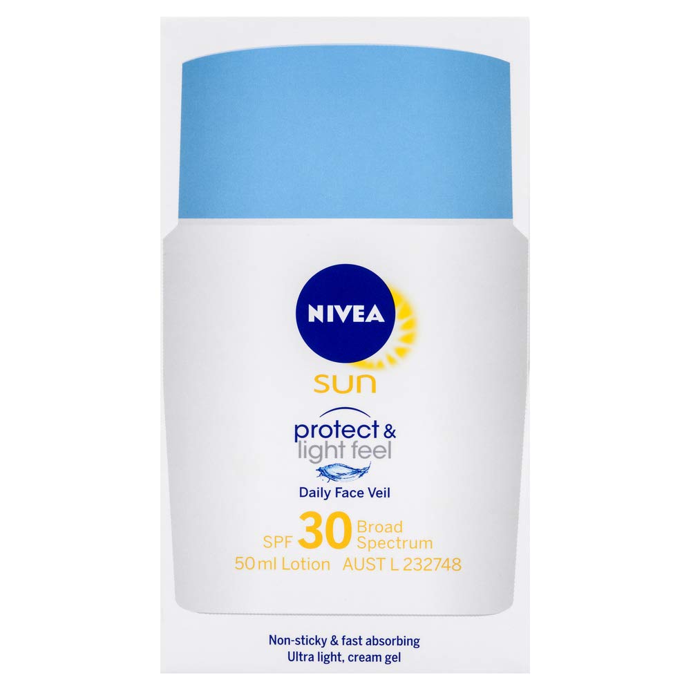 nivea face sun