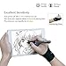 Stylus Pen, Ciscle Stylus Digital Pens 5 Mins Auto Power Off with 1.6 mm Fine Point Copper Tip Compatible for iPad/ iPhone, Android Tablet and More-Black