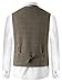 Hanayome Men's British Style Slim Fit Chain Point 4 Button Patry Dress Vest VS09 (Brown, M)