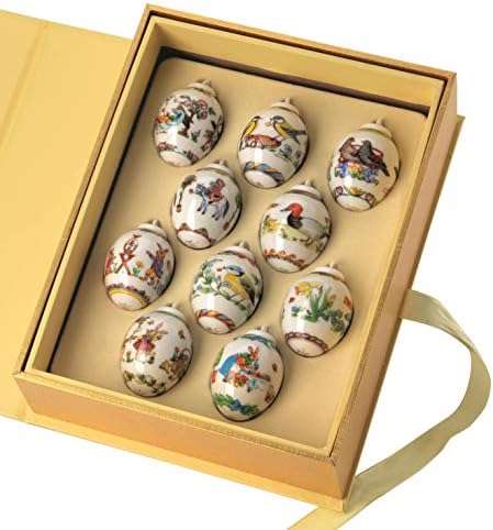 Hutschenreuther 10 Mini Egg Shadowbox, 5cm, Colourful