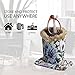 Smart Essentials Upright Floral Eyeglasses Holder Stand Soft Plush Lining Case Rest For Desktop Car