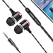 AICHOC Wired Headset in-Ear Headphones Earbuds with Microphone Bass Stereo Earbuds Headphones