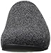 FitFlop Women's Shuv Felt, Anthracite, 7 M US