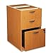 Basyx Pedestal Table, Box/File, 15-5/8 by 21-3/4 by 27-3/4-Inch, Mahogany