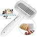 Dog Brush & Cat Brush Self Cleaning Dog Slicker Brush Easy to Clean Pet Grooming Brushes Shedding Grooming Tools for Dogs & Cats with Long or Short Hair