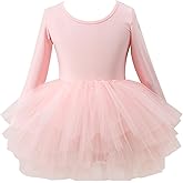 Tutu.kk Girls' Camisole Dance Tutu Leotard with Fluffy 4-Layers Ballet Dress for Ballerina (12 Months - 7 Years)