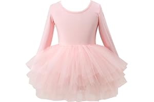 Tutu.kk Girls' Camisole Dance Tutu Leotard with Fluffy 4-Layers Ballet Dress for Ballerina (12 Months - 7 Years)
