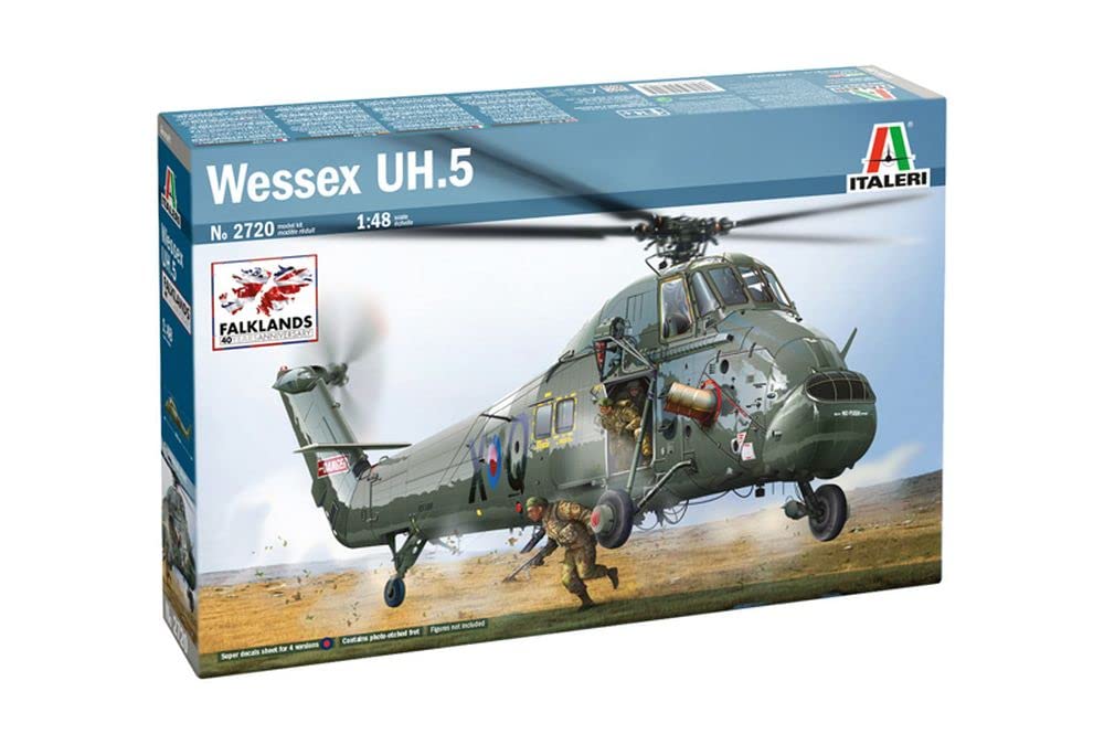 Italeri 510002720-1:48 Wessex UH.5, Helicopter