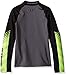 Under Armour Boys ColdGear Up Mock Tee, Graphite, Youth Medium