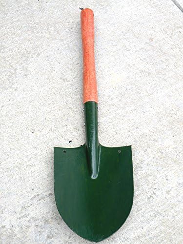 Professional Middle Sized Short Handled Portable Shovel-The Blade Has a Solid Shoulder Fold to Allow Forceful Foot Pressure,This is a Really Heavy-Duty, Military-Style Shovel !