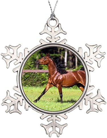 Arab Tree Branch Decoration Bob Langrish Custom Snowflake Ornaments Photo Equestrian
