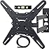 VideoSecu ML531BE TV Wall Mount for most 22"-55" LED LCD Plasma Flat Screen Monitor up to 88 lb VESA 400x400 with Full Motion Swivel Articulating 20 in Extension Arm, HDMI Cable & Bubble Level WP5