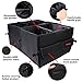 WawaAuto Multipurpose Portable Cargo Storage Bag with Removable Hard Botton, Non Slip Bottom Strips To Prevent Sliding, Leak Proof Trunk Organizer For SUV