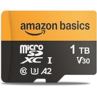 �鶹�� Basics 1TB microSDXC Card with Adapter, Read Speed Up to 200MB/s, 1-Pack