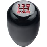 Dewhel Universal JDM Honda Acura 5 Speed Manual Shift Knob M10x1.5 Screw On Color Black