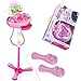 Anpro Kids Karaoke Machine with 2 Microphones & Adjustable Stand, Microphone Music Toy Play Set Music Player Best Birthday Gift for Kids