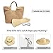 DAFUNNA Women’s Ridge Wide Floppy Brim Sun Hat Beachwear Striped Straw Hat Foldable and Packable (Black)