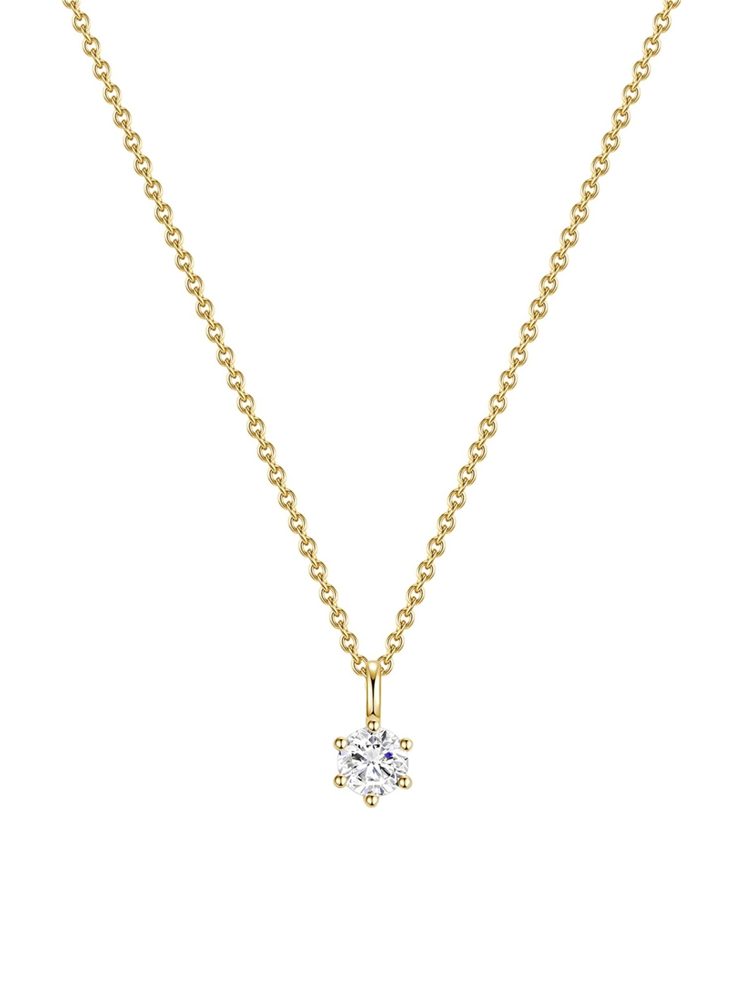 Glanzstücke München Female 925/- Sterling Silver Zirconia Anchor chain