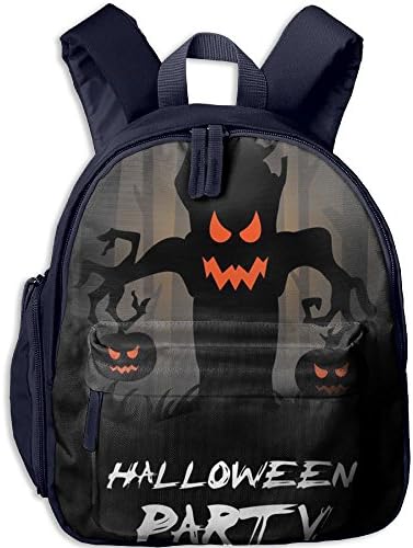 Blue Hope Horror Pumpkin Tree Gift Elegant Bookbag Backpack Student Backpack