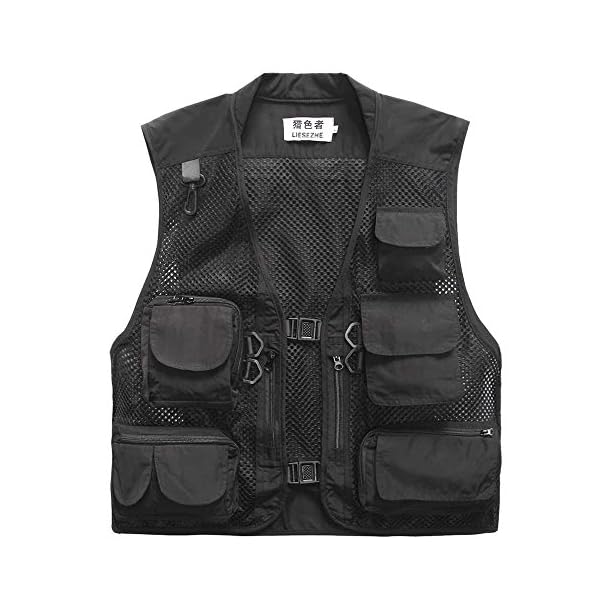 Men-Mesh-Breathable-Multi-Pocket-Vest-Outdoor-Travelers-Fly-Fishing-Photography