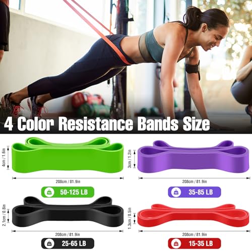 WuGU Elastic Band for Bodybuilding, Resistance Levels in Elastic Bands for Musculation, Fitness Bands Elastic Bands for Sports, Pilates, Yoga