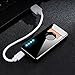 Dibikou USB Plasma Lighter Electronic Flamless Lighter Touch Lighter USB Rechargeable Double arc Lighter for Men Women
