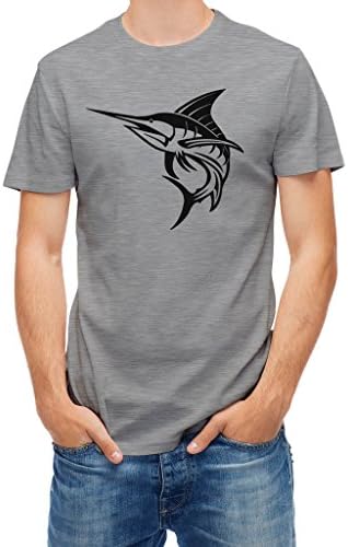 T-shirt Marlin Fishing Grey melange S