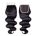 Flady Hair Weave Bundle with Closure 100% Unprocessed Brazilian Virgin Human Hair Bundles with Closure Body Wave 3 Bundles with Closure Human Hair Extensions Natural Color