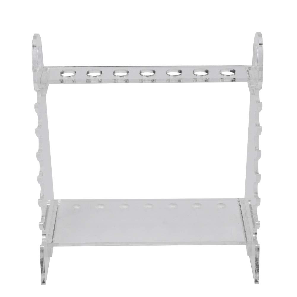 1.5cm Hole Diameter Pipette Rack Plexiglass Pipette Holder Trapezoidal Pipette Holder Transfer for Liquid