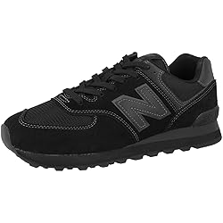 New Balance Men's 574 V2 Sneaker, Black/Black, 11 on Galleon