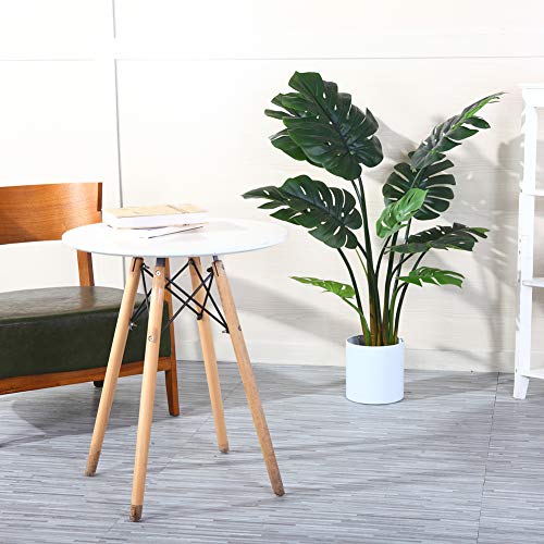 CozyBox Artificial Monstera Deliciosa Plant 43" Fake Tropical Palm Tree, Perfect Faux Swiss Cheese Plant for Home Garden Office Store Decoration, 11 Leaves