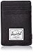 Herschel Men's Raven Card Holder + Money Clip, Black, One Size