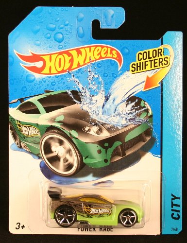 POWER RAGE * COLOR SHIFTERS * 2014 Hot Wheels City Series 1:64 Scale Vehicle #7/48