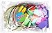 Syleia Fashion Headbands with 4 inch Bow, Set of 6 Pink, Orange, Green, Lavender, Teal and Yellow - School and Playtime Perfect Hair …
