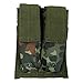 MFH Double 9mm Magazine Pouch Small MOLLE Flecktarn