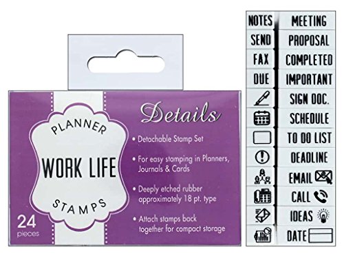 Details Work Life Planner Stamp Set (CU-07953)