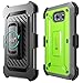 Galaxy S6 Active Case, SUPCASE Full-body Rugged Holster Case with Built-in Screen Protector for Samsung Galaxy S6 Active 2015 Release Will Not Fit Galaxy S6 Unicorn Beetle PRO Series - Retail Package (Green/Gray)