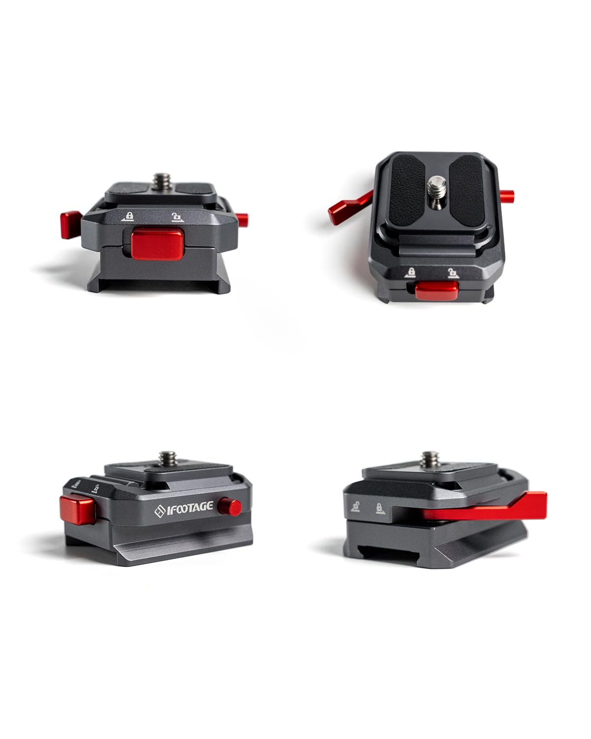 IFOOTAGE Qucik Release Mini Set for Camera Stabilizer,DSLR,DJI RS3 mini,RS4 Pro,RS4,RS3 Pro RS3,RS2,RSC2,Q38-RS Mini DJI QR Plate