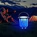 Redeo Solar Bug Zapper Fly Trap and Garden Lamp Night Light, Indoor/Outdoor Use