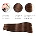 YILITE Tape in Human Hair Extensions 16 inches 20pcs 40g Silky Seamless Skin Weft Straight Remy Human Hair Tape in Extensions #4 Medium Brown
